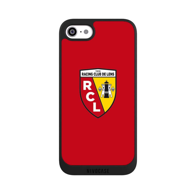 iPhone SE 2020 NIVOpure RC Lens Logo en Rouge
