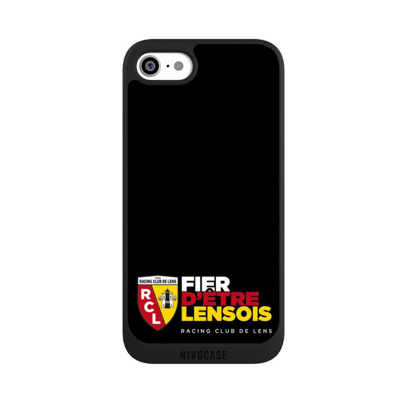 iPhone SE 2020 NIVOpure RC Lens Logo en bas Noir