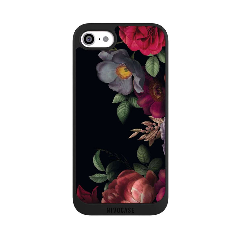 iPhone SE 2020 NIVOpure Flowers On Black