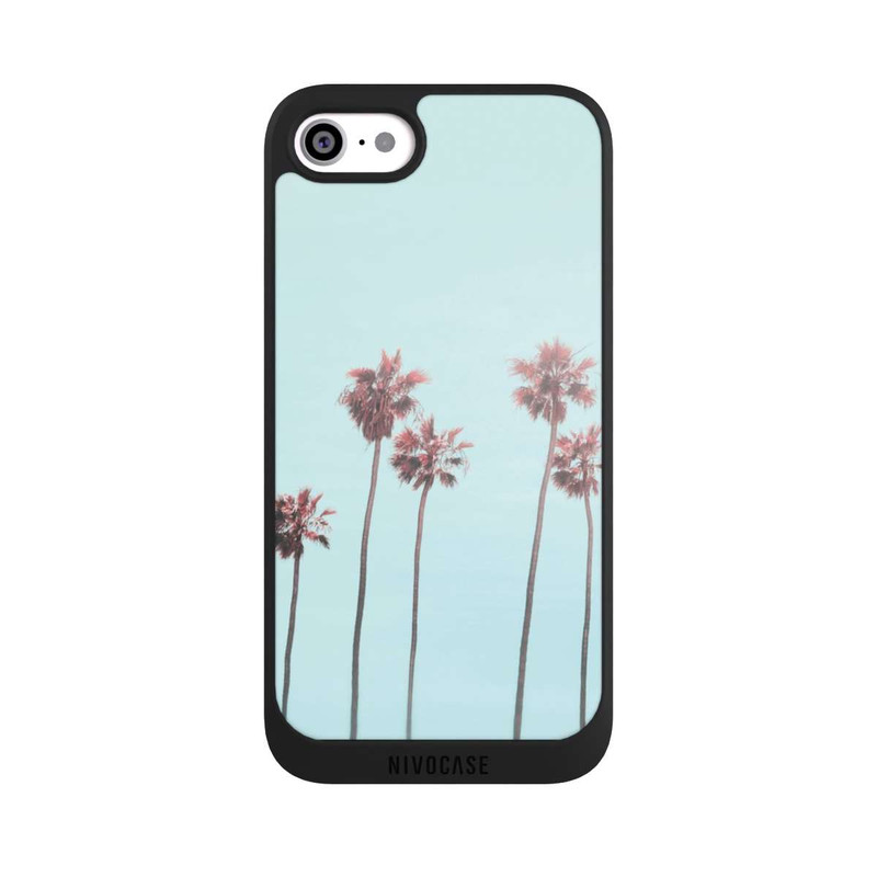 iPhone SE 2020 NIVOpure Pink Light Paradise Beach Palm