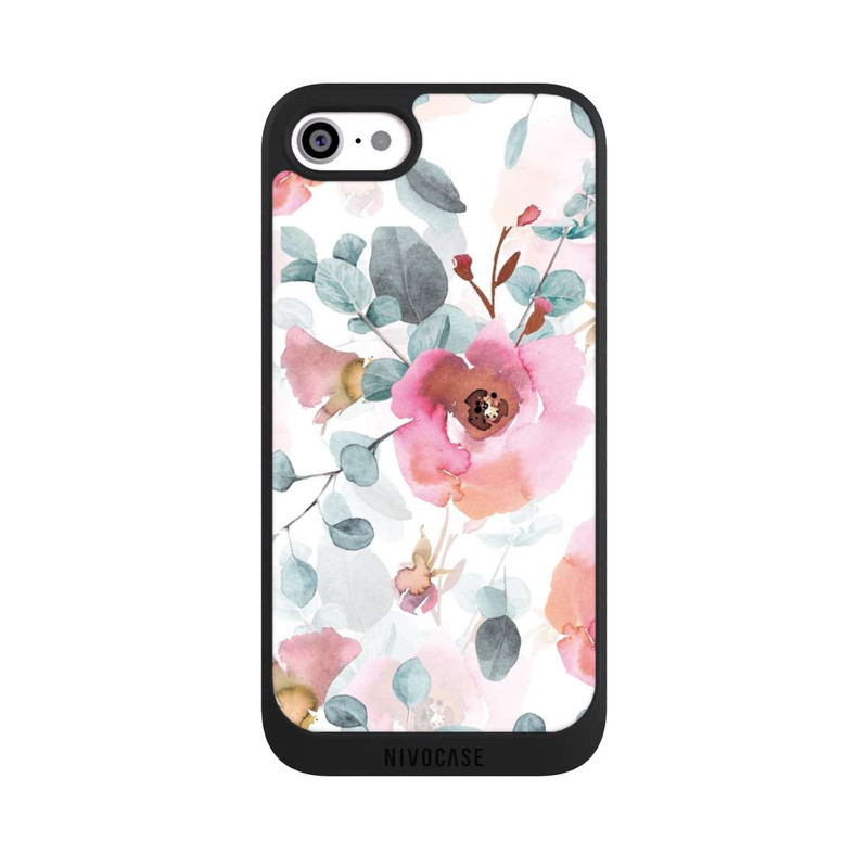 iPhone SE 2020 NIVOpure Watercolour Flower Wallpaper