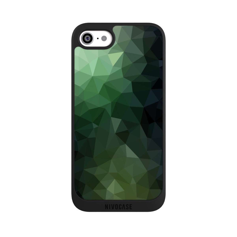 iPhone SE 2020 NIVOpure Polygonal Mosaic Green