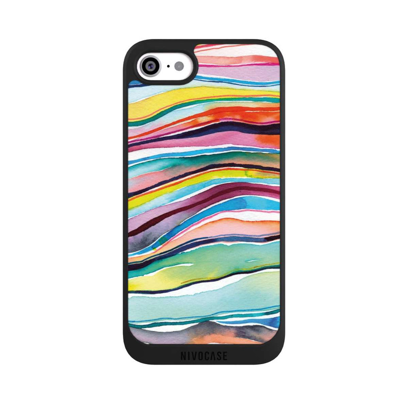 iPhone SE 2020 NIVOpure Watercolor Agate Layers