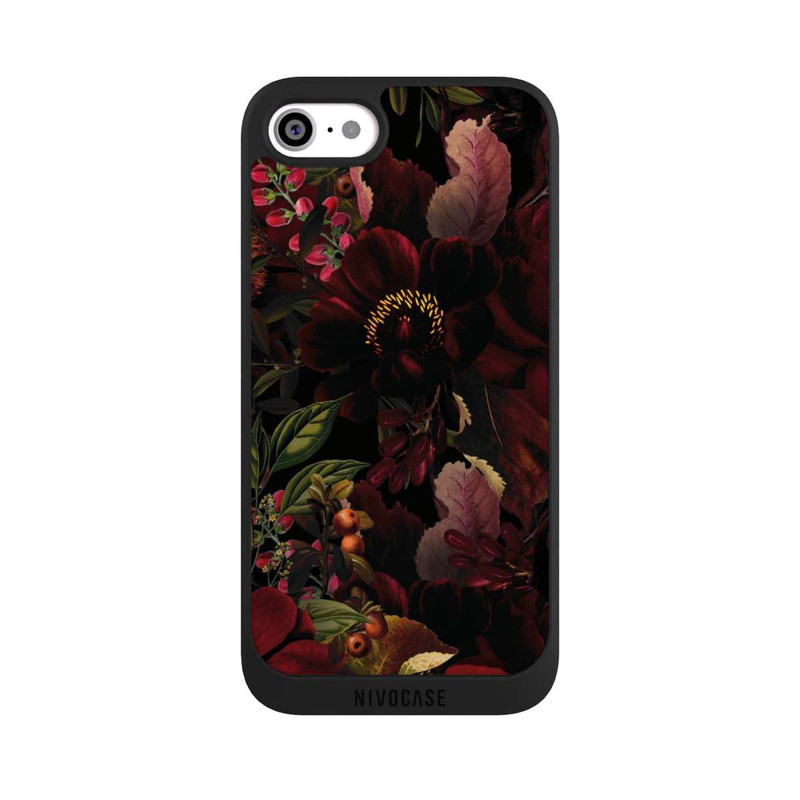iPhone SE 2020 NIVOpure Champ de Fleurs Foncé