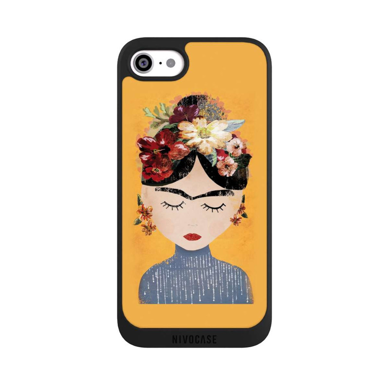 iPhone SE 2020 NIVOpure Art Girl Eyebrowes Yellow