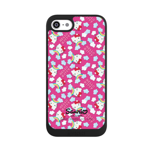 Apple iPhone SE (2020) NIVOpure Hello Kitty Regenbogenmuster