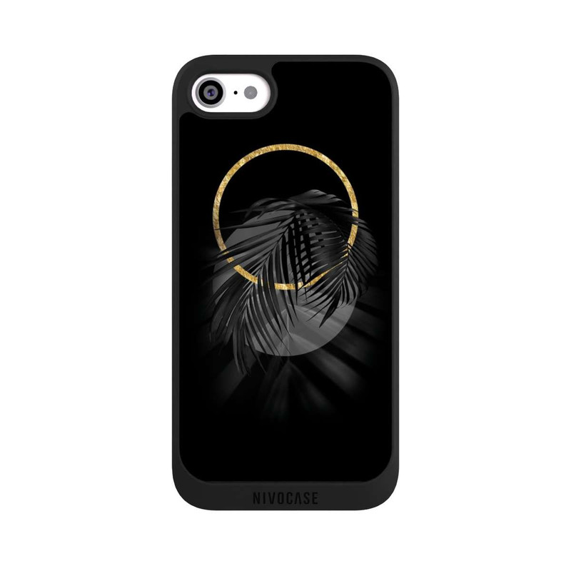iPhone SE 2020 NIVOpure Black Tropical Leaf