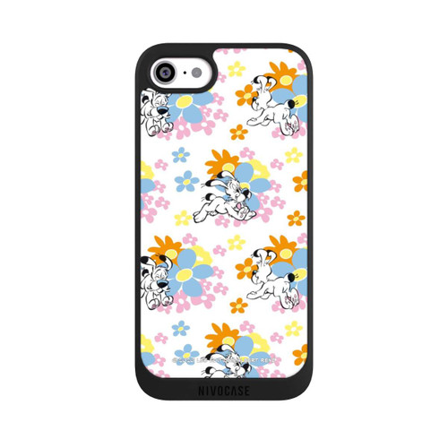 Apple iPhone SE (2020) NIVOpure Idéfix sur fleurs colorées