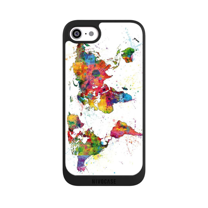 iPhone SE 2020 NIVOpure World Map Splash