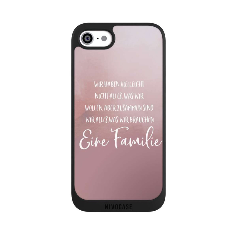iPhone SE 2020 NIVOpure Eine Familie Altrosa