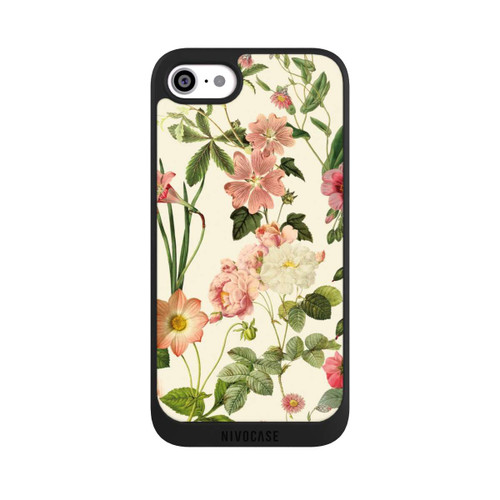 Apple iPhone SE (2020) NIVOpure Fleurs sauvages sur jaune clair