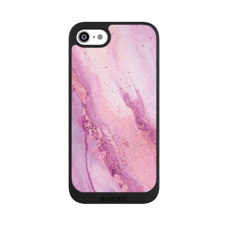 iPhone SE 2020 NIVOpure Purple Marble Wall Ink