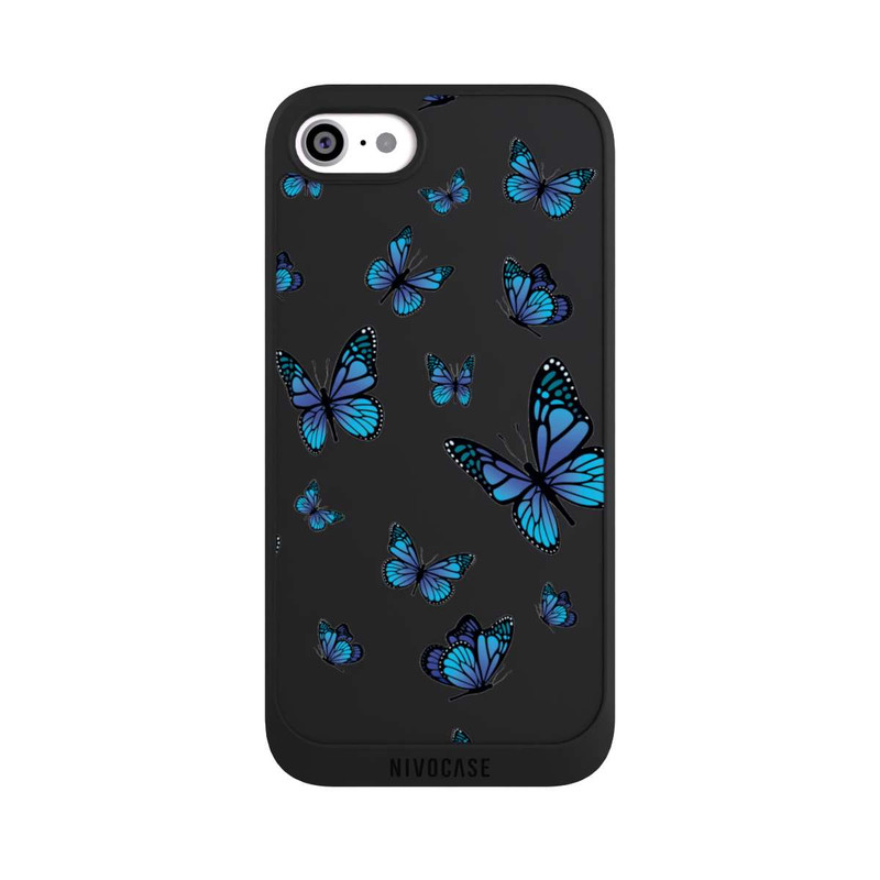 iPhone SE 2020 NIVOpure Motif papillon transparent