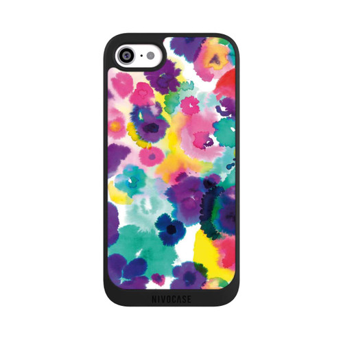 Apple iPhone SE (2020) NIVOpure Fleurs aquarelles abstraites