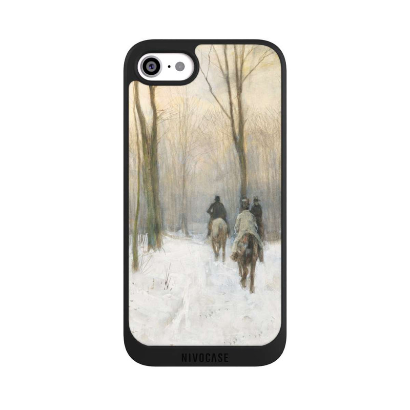 iPhone SE 2020 NIVOpure Riders in the Snow in the Haagse Bos