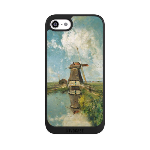 Apple iPhone SE (2020) NIVOpure A Windmill on a Polder Waterway