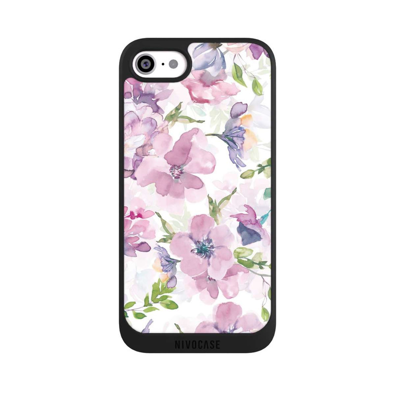 iPhone SE 2020 NIVOpure Fleurs aquarelles