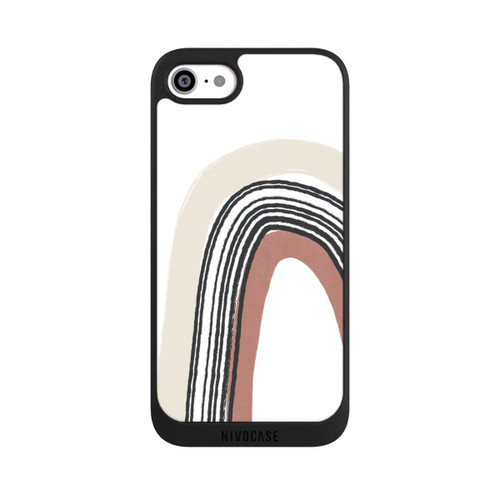 Apple iPhone SE (2020) NIVOpure Texturierter Regenbogen