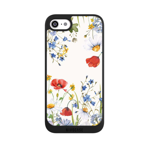 Apple iPhone SE (2020) NIVOpure Prairie de fleurs de pavot