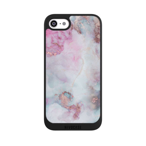 Apple iPhone SE (2020) NIVOpure Encre Alcool Marbre Bleu