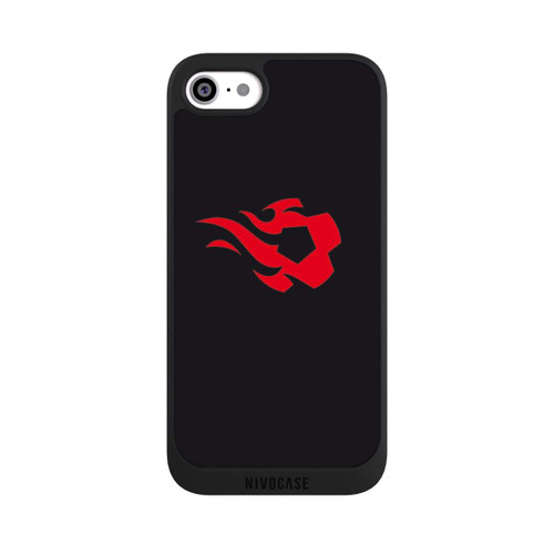 Apple iPhone SE (2020) NIVOpure Belgian Red Flames Black