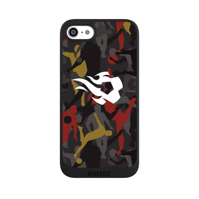 iPhone SE 2020 NIVOpure Belgian Red Flames Camouflage
