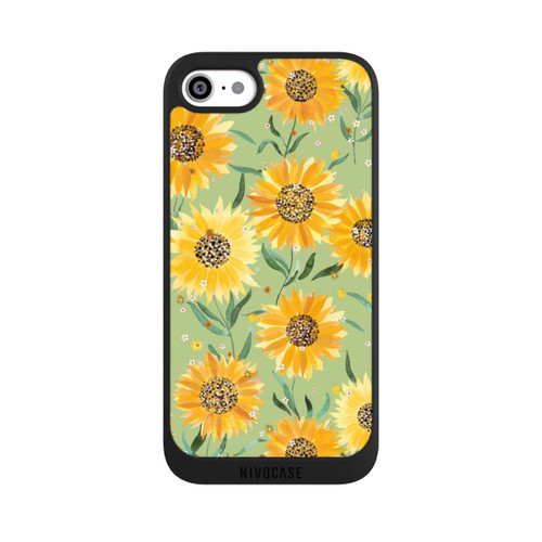 Apple iPhone SE (2020) NIVOpure Sonnenblumen grün