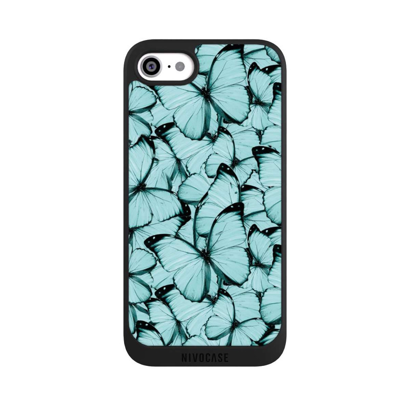 iPhone SE 2020 NIVOpure Teal Butterflies