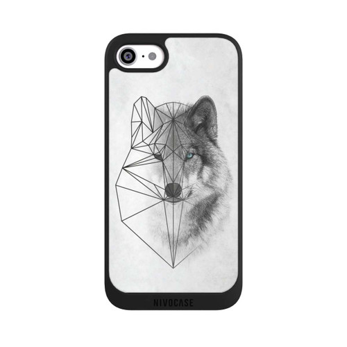 Apple iPhone SE (2020) NIVOpure Polygonaler Wolf