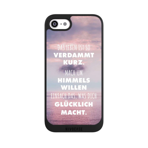 Apple iPhone SE (2020) NIVOpure Das Leben Ist So Verdammt Kurz