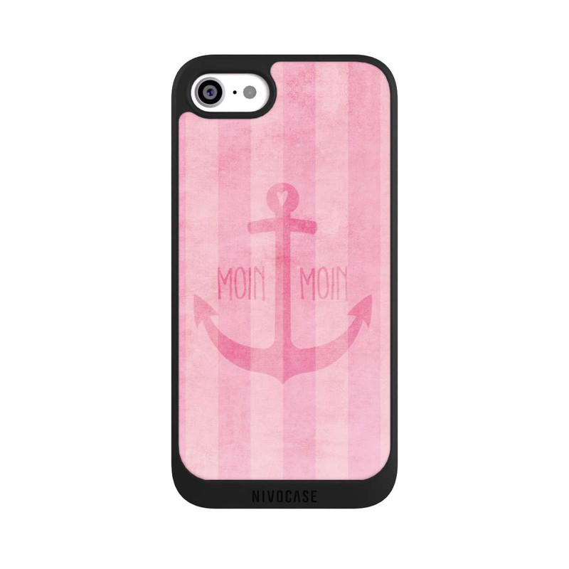 iPhone SE 2020 NIVOpure Moin Moin Stripes Pink