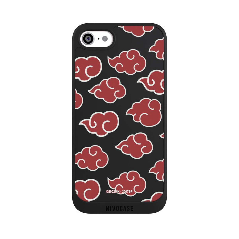 iPhone SE 2020 NIVOpure Akatsuki Pattern Transparent