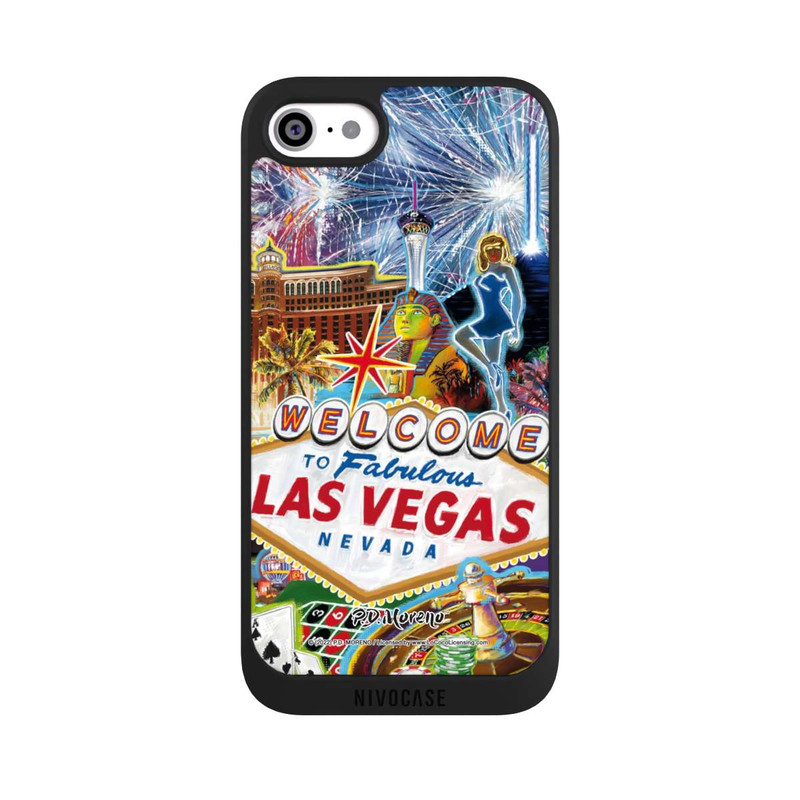 iPhone SE 2020 NIVOpure Las Vegas Art By P.D. Moreno