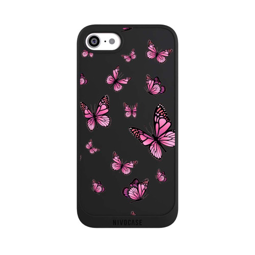 Apple iPhone SE (2020) NIVOpure Butterflies pink