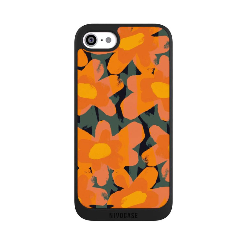 iPhone SE 2020 NIVOpure Prairie Fleurie Orange