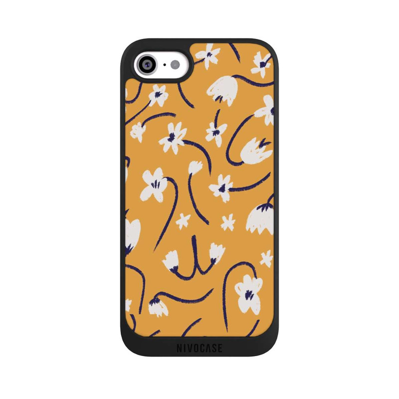 iPhone SE 2020 NIVOpure Pattern Petites Fleurs Jaunes