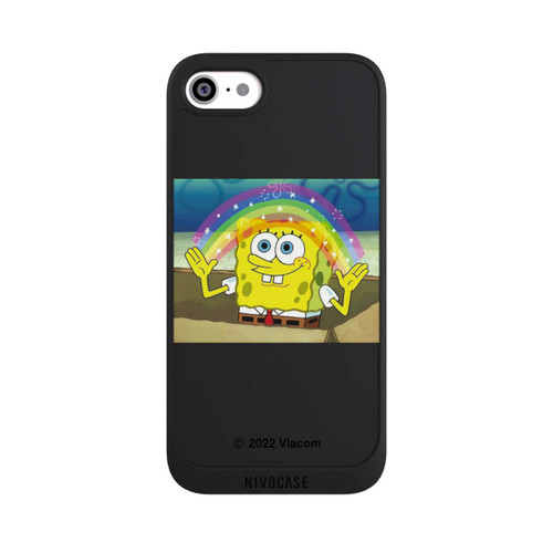 Apple iPhone SE (2020) NIVOpure Spongebob - Regenbogen Meme transparent
