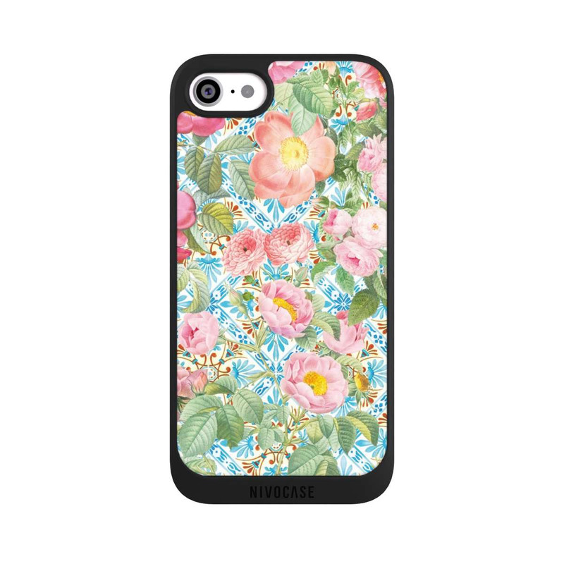 iPhone SE 2020 NIVOpure Greek peonies pattern