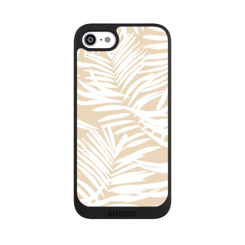 iPhone SE 2020 NIVOpure Beige Boho Fern Background
