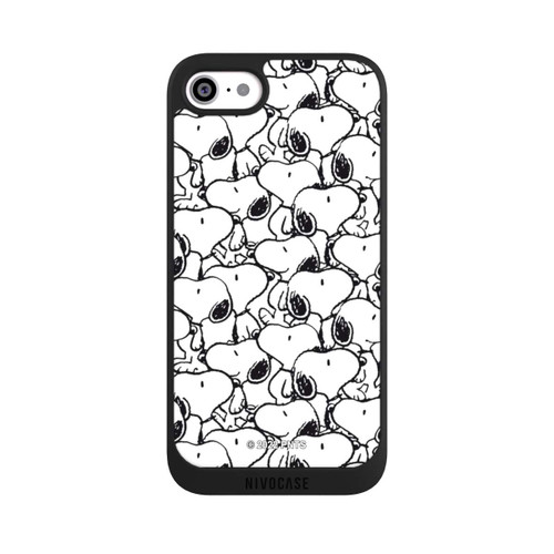 Apple iPhone SE (2020) NIVOpure Snoopy Muster Schwarz und Weiß