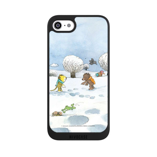 Apple iPhone SE (2020) NIVOpure Kleiner Bär und kleiner Tiger im Schnee