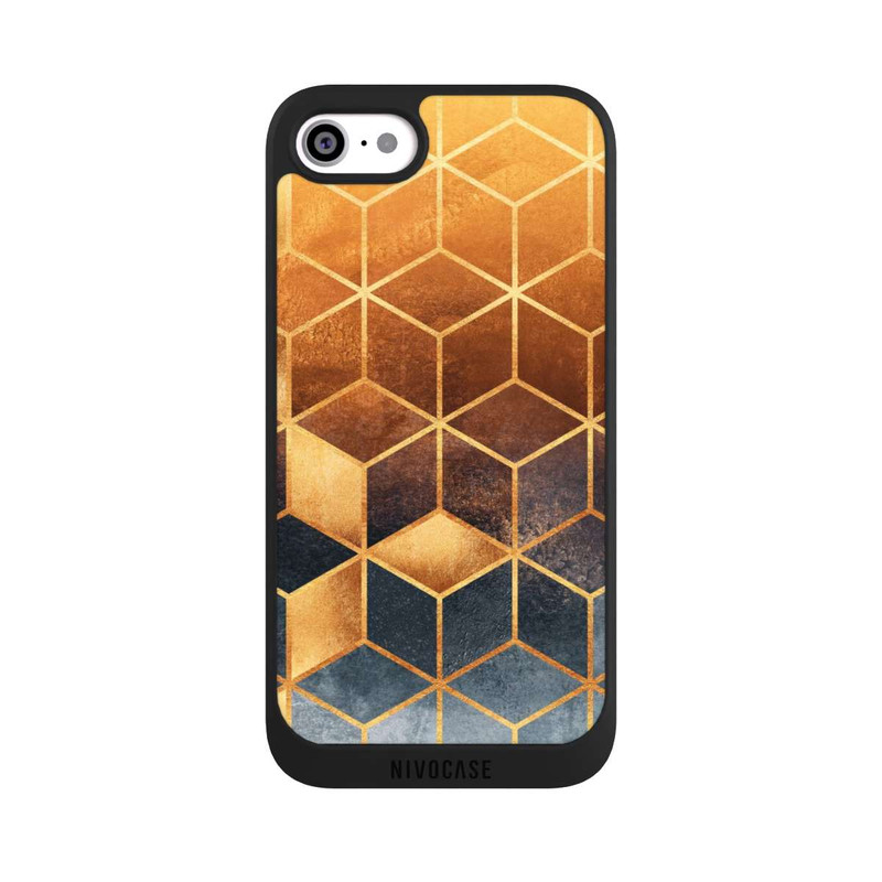 iPhone SE 2020 NIVOpure Golden Gradient Cubes