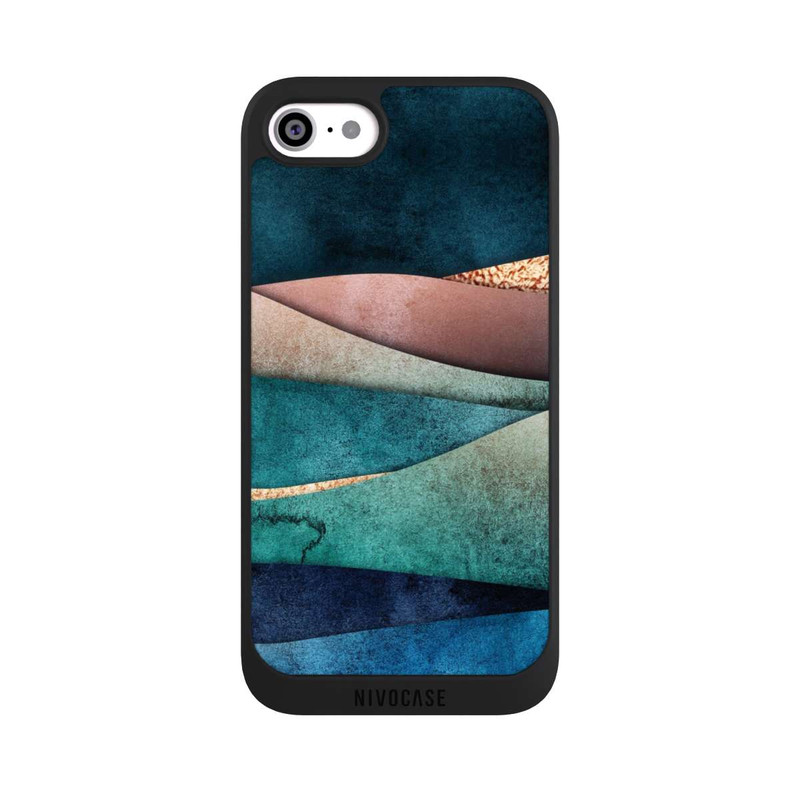 iPhone SE 2020 NIVOpure Blue-gold waves