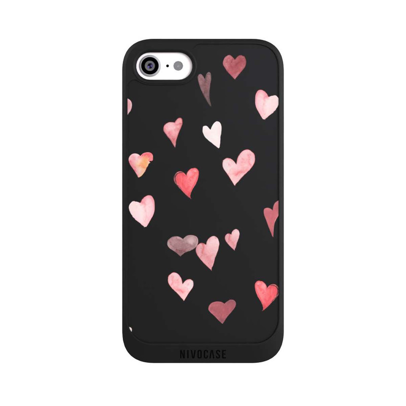 iPhone SE 2020 NIVOpure Valentines Hearts Dropping