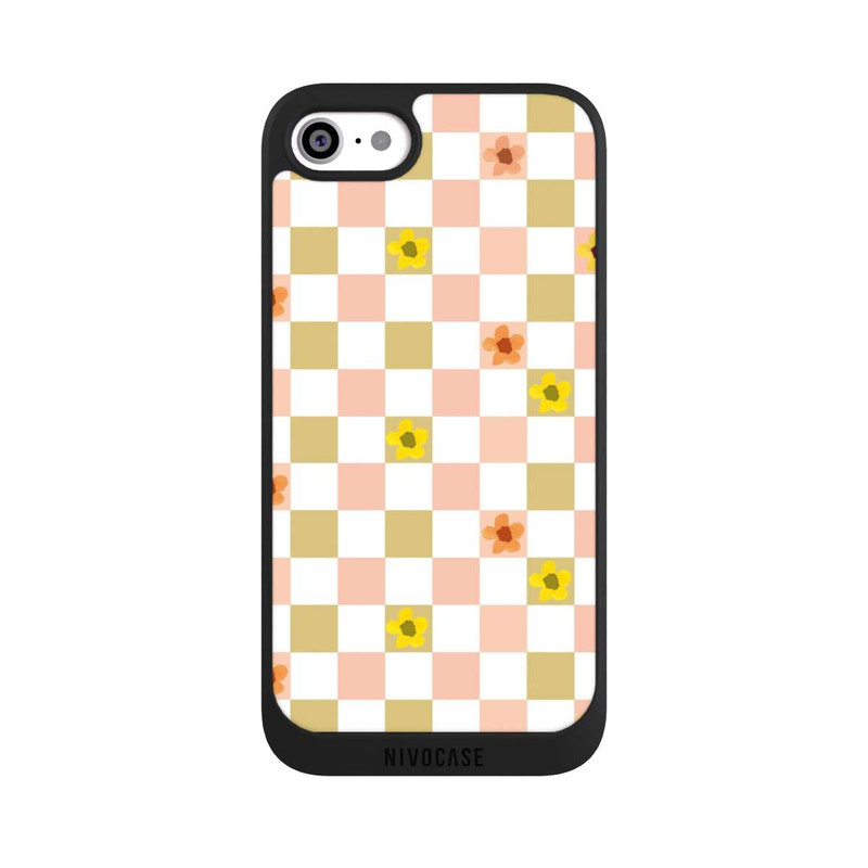 iPhone SE 2020 NIVOpure Checks Nostalgic Pastel Flowers