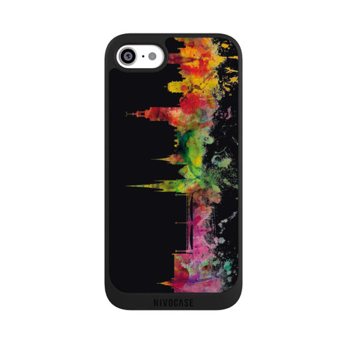 Apple iPhone SE (2020) NIVOpure Stockholm Sweden Skyline Black
