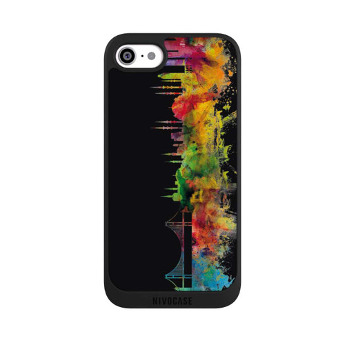 Apple iPhone SE (2020) NIVOpure Istanbul Turkey Skyline Black