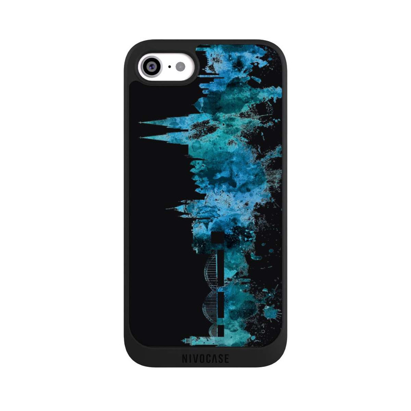 iPhone SE 2020 NIVOpure Cologne Skyline Blue