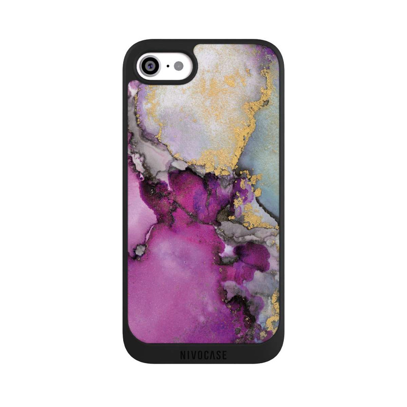 iPhone SE 2020 NIVOpure Alcohol Ink Art Pink