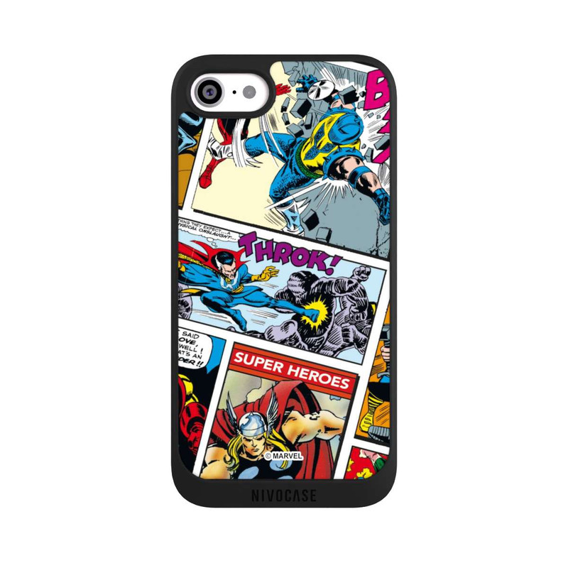 iPhone SE 2020 NIVOpure Marvel Retro Comic Blue